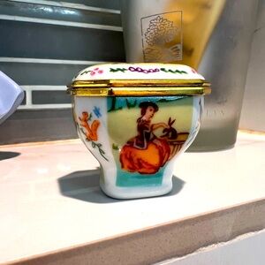 Del Prado Trinket Box Miniature NWT